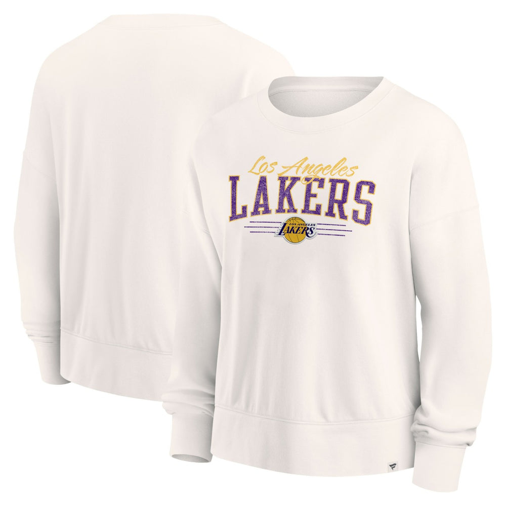 Los Angeles Lakers Women's Close the Game Pullover Sweatshirt Cream - NBA