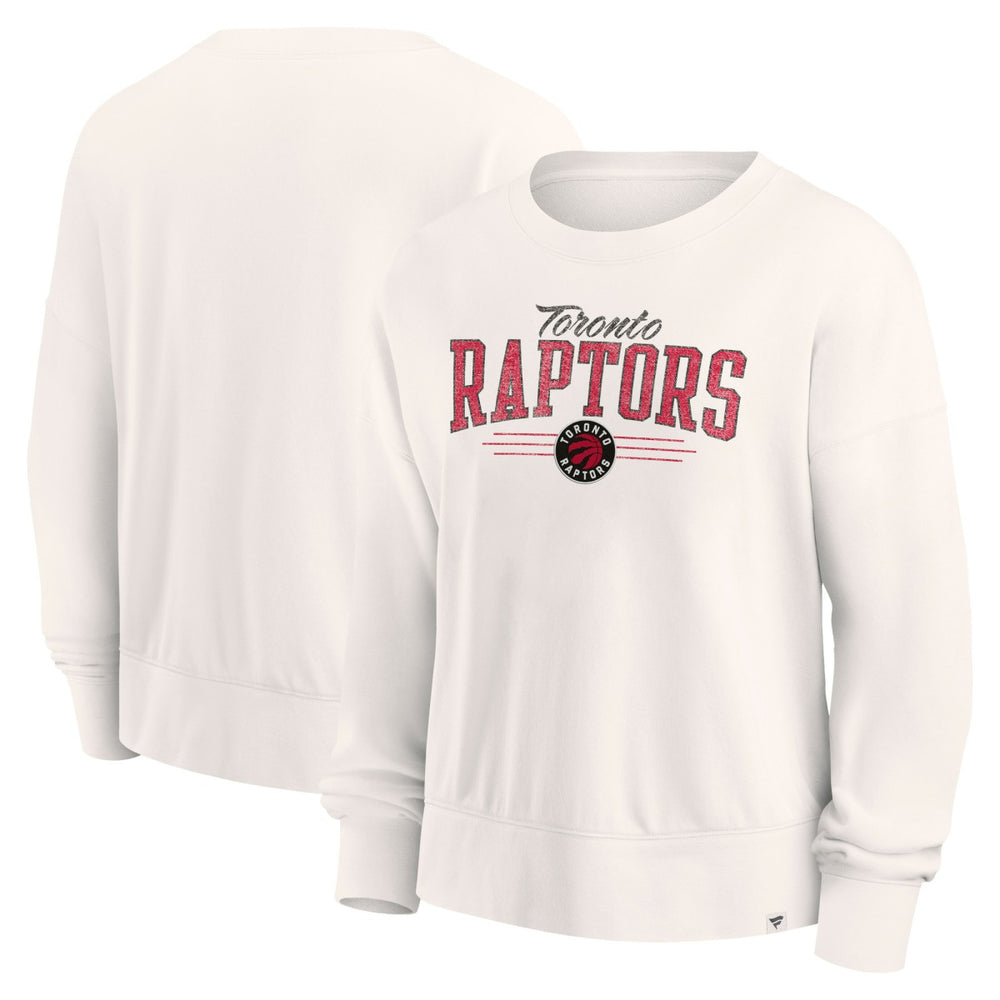 Toronto Raptors Women's Close the Game Pullover Sweatshirt Cream - NBA