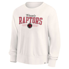 Toronto Raptors Women's Close the Game Pullover Sweatshirt Cream - NBA