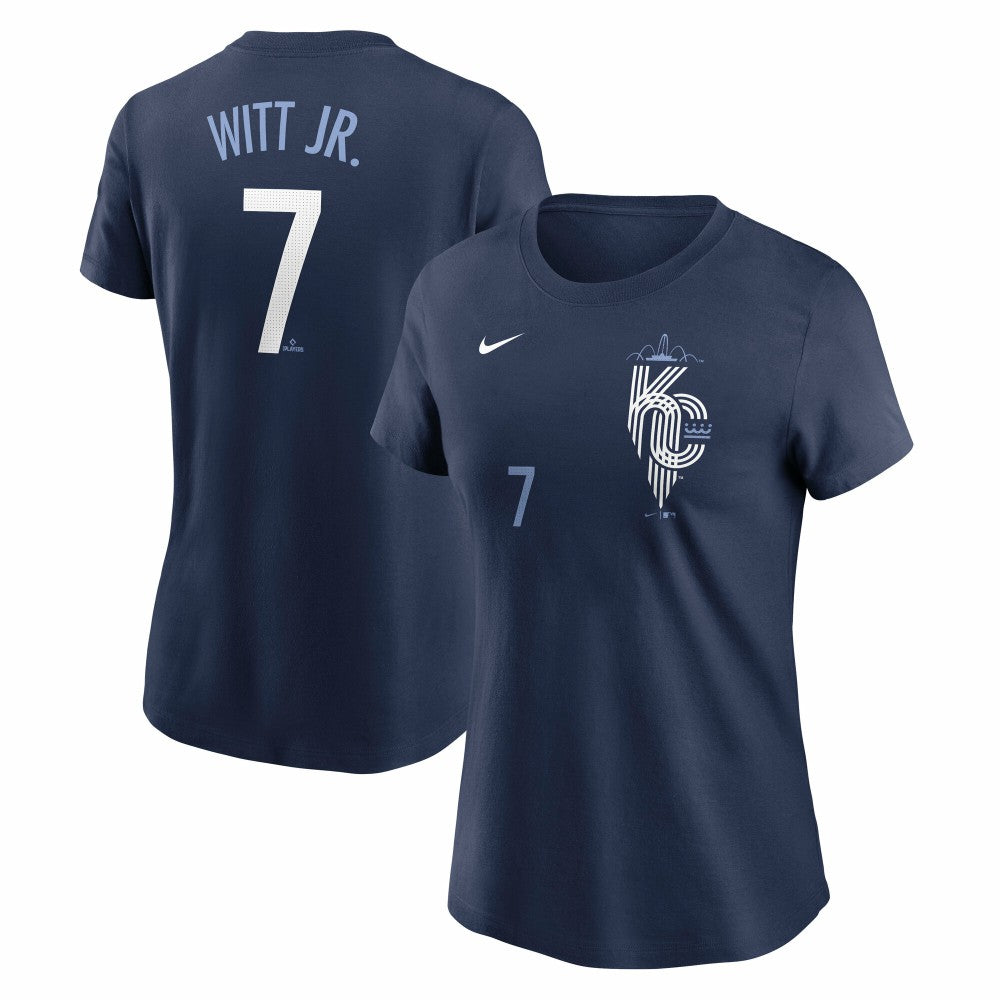 Bobby Witt Jr. Kansas City Royals Nike Women's City Connect Fuse Name & Number T-Shirt - MLB