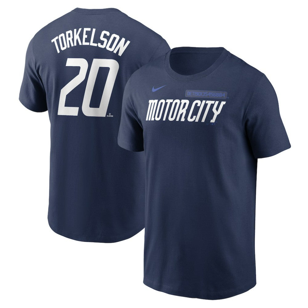 Spencer Torkelson Detroit Tigers Nike 2024 City Connect Fuse Name & Number T-Shirt - MLB