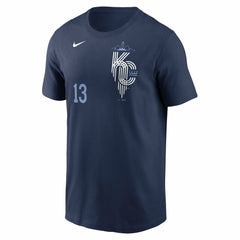 Salvador Perez Kansas City Royals Nike 2024 City Connect Fuse Name & Number T-Shirt - MLB