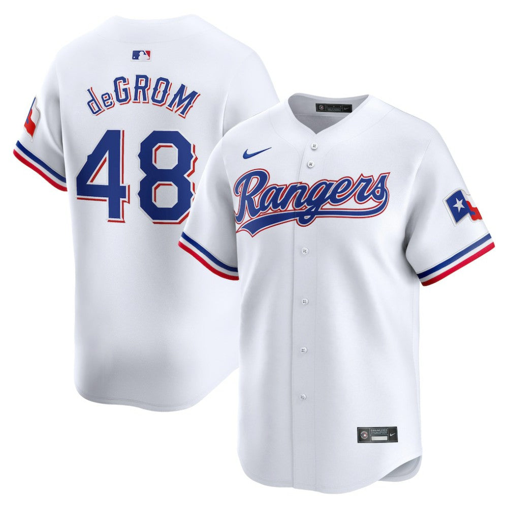 Jacob deGrom Texas Rangers Nike Home Limited Player Jersey - MLB