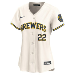 Christian Yelich Milwaukee Brewers Nike Women's Home Limited Player Jersey - MLB