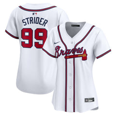Spencer Strider Atlanta Braves Nike Women's Home Limited Player Jersey - MLB