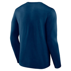 Chicago Bears Advance to Victory Long Sleeve T-Shirt Navy | NFL