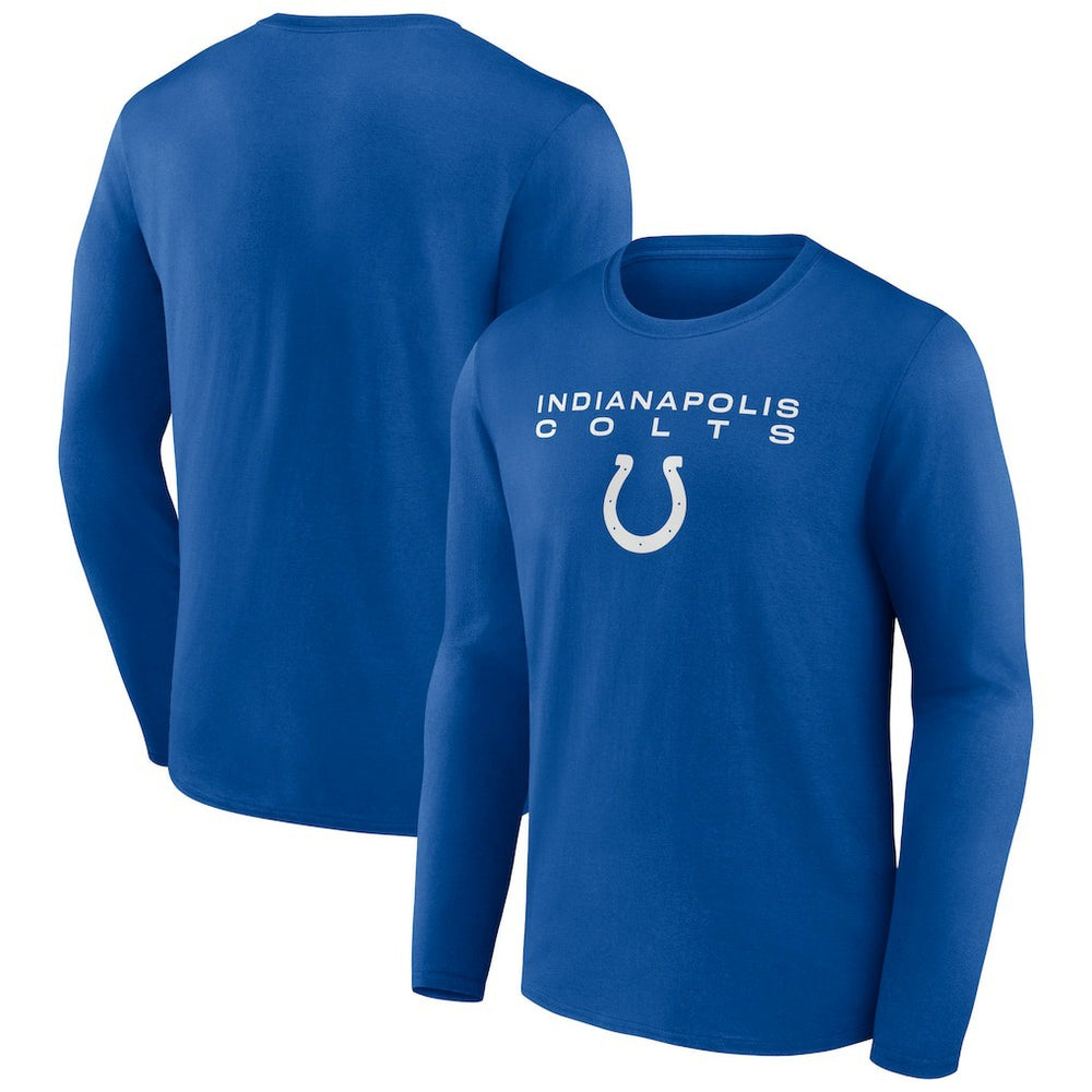 Indianapolis Colts Advance to Victory Long Sleeve T-Shirt Royal | NFL