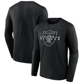 Las Vegas Raiders Advance to Victory Long Sleeve T-Shirt Black | NFL