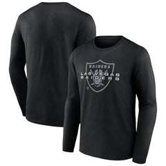 Las Vegas Raiders Advance to Victory Long Sleeve T-Shirt Black | NFL