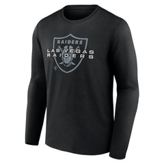 Las Vegas Raiders Advance to Victory Long Sleeve T-Shirt Black | NFL