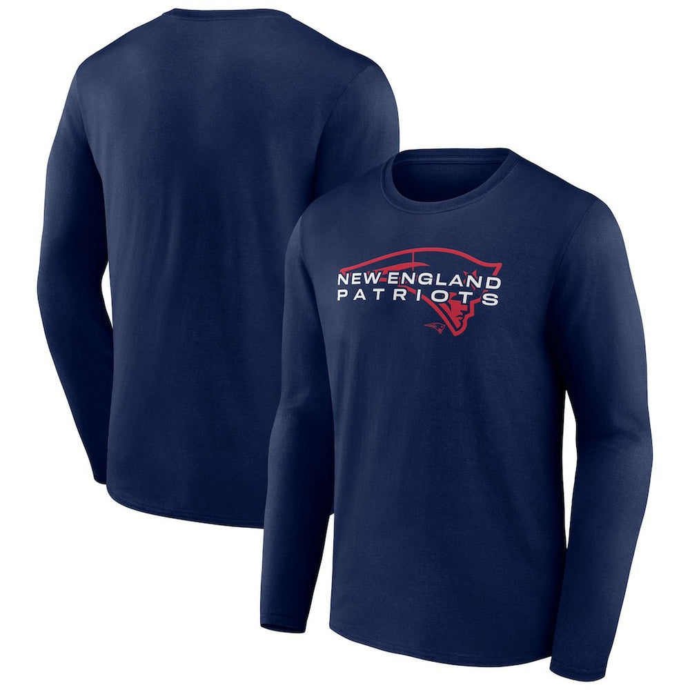 New England Patriots Advance to Victory Long Sleeve T-Shirt Navy | NFL