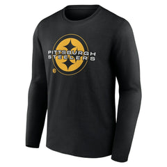 Pittsburgh Steelers Advance to Victory Long Sleeve T-Shirt Black | NFL