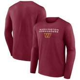 Washington Commanders Advance to Victory Long Sleeve T-Shirt Burgundy | NFL