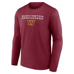 Washington Commanders Advance to Victory Long Sleeve T-Shirt Burgundy | NFL