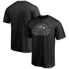 Baltimore Ravens Dual Threat T-Shirt Black | NFL