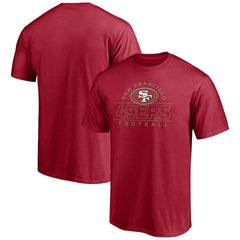 San Francisco 49ers Dual Threat T-Shirt Scarlet | NFL
