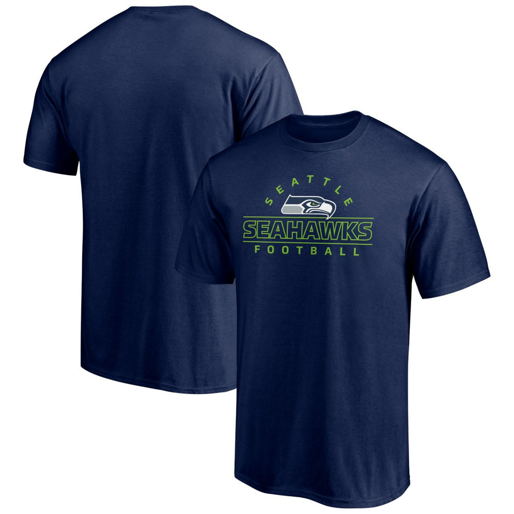 Seattle Seahawks Dual Threat T-Shirt College Navy | NFL