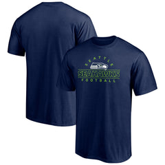 Seattle Seahawks Dual Threat T-Shirt College Navy | NFL