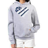 New York Yankees G-III 4Her by Carl Banks Women's Heart Fleece Pullover Hoodie - MLB