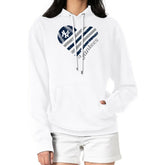 New York Yankees G-III 4Her by Carl Banks Women's Heart Fleece Pullover Hoodie - MLB
