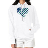 Seattle Mariners G-III 4Her by Carl Banks Women's Heart Fleece Pullover Hoodie - MLB