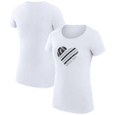 Chicago White Sox G-III 4Her by Carl Banks Women's Super-Slim Fit Lightweight Heart Graphic T-Shirt - MLB