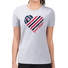 Cleveland Guardians G-III 4Her by Carl Banks Women's Super-Slim Fit Lightweight Heart Graphic T-Shirt - MLB