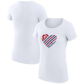 Philadelphia Phillies G-III 4Her by Carl Banks Women's Super-Slim Fit Lightweight Heart Graphic T-Shirt - MLB