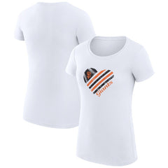 San Francisco Giants G-III 4Her by Carl Banks Women's Super-Slim Fit Lightweight Heart Graphic T-Shirt - MLB