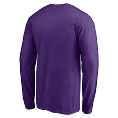 Minnesota Vikings Squad Throwbacks Long Sleeve T-Shirt Purple | NFL
