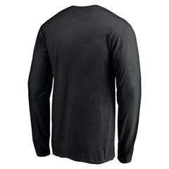 New Orleans Saints Squad Throwbacks Long Sleeve T-Shirt Black | NFL