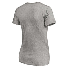 Detroit Lions Women's Depth Chart V-Neck T-Shirt Gray | NFL