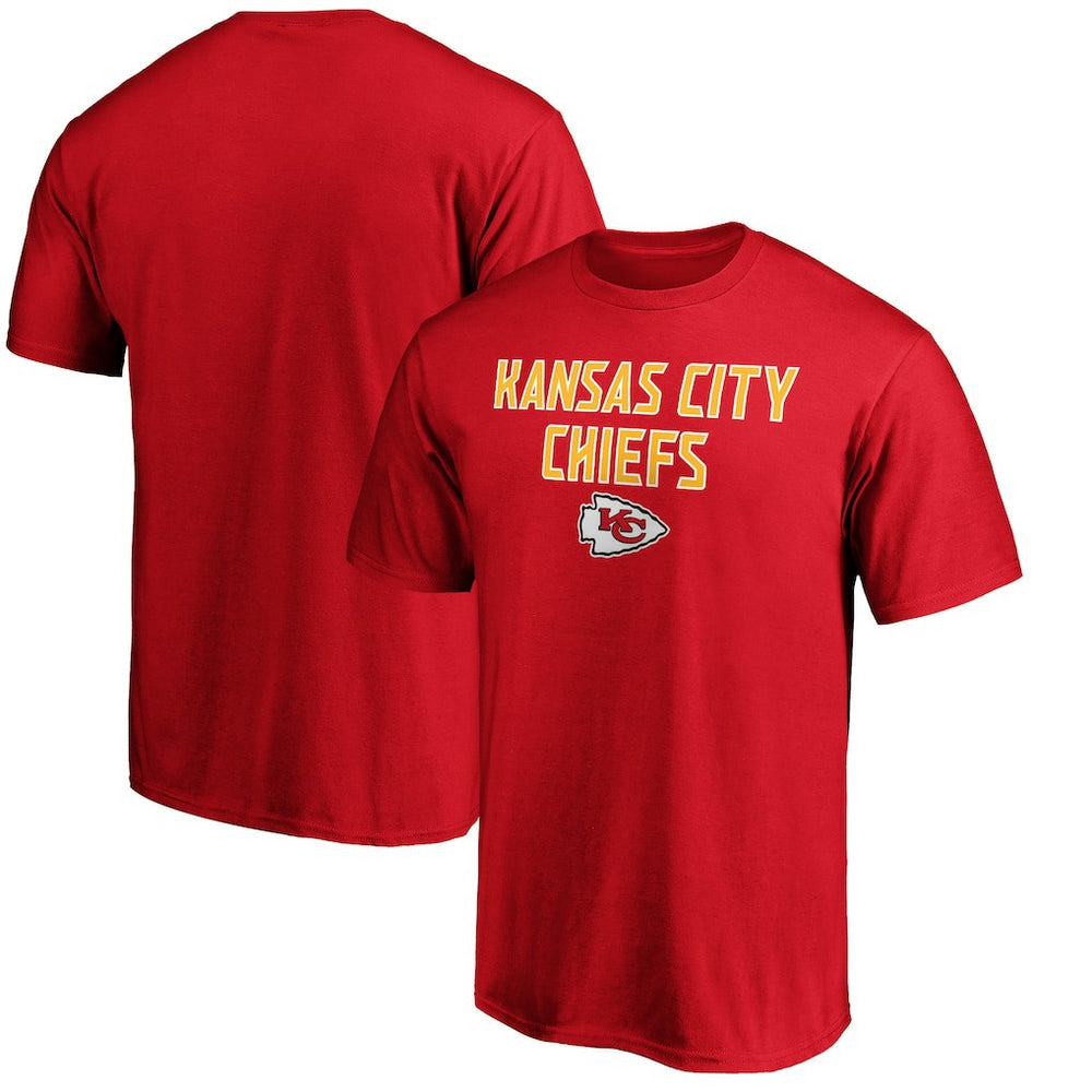 Kansas City Chiefs Game Day Stack T-Shirt Red | NFL