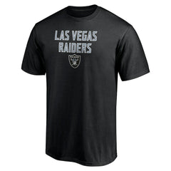 Las Vegas Raiders Game Day Stack T-Shirt Black | NFL