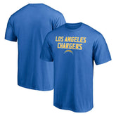 Los Angeles Chargers Game Day Stack T-Shirt Powder Blue | NFL