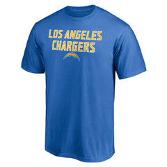 Los Angeles Chargers Game Day Stack T-Shirt Powder Blue | NFL
