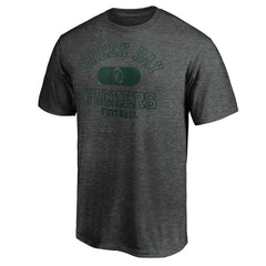 Green Bay Packers Varsity Issued Throwback T-Shirt Heather Charcoal | NFL
