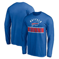 Buffalo Bills Team Arch Knockout Long Sleeve T-Shirt Royal | NFL