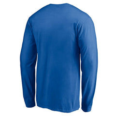 New York Giants Team Arch Knockout Long Sleeve T-Shirt Royal | NFL
