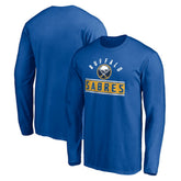 Buffalo Sabres Team Arch Knockout Long Sleeve T-Shirt - Royal - NHL