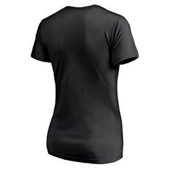 Boston Bruins Women's Mascot In Bounds V-Neck T-Shirt - Black - NHL