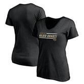 Vegas Golden Knights Women's Mascot In Bounds V-Neck T-Shirt - Black - NHL