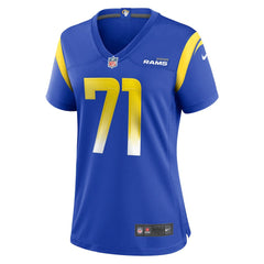 Warren McClendon Jr. Los Angeles Rams Women's Team Game Jersey Royal | Nike for Sale