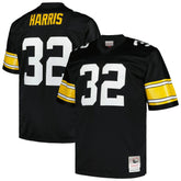 Franco Harris Pittsburgh Steelers Big & Tall 1976 Legacy Retired Player Jersey Black | Mitchell & Ness