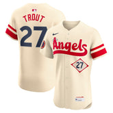Mike Trout Los Angeles Angels Nike City Connect Elite Player Jersey - MLB