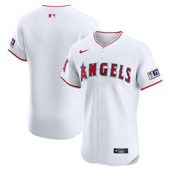 Los Angeles Angels Nike Home Elite Patch Jersey - MLB