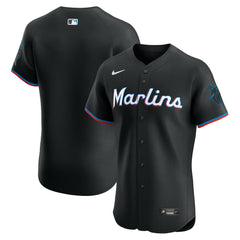 Miami Marlins Nike Alternate Vapor Premier Elite Patch Jersey - MLB
