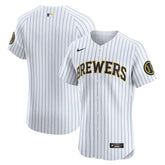 Milwaukee Brewers Nike Alternate Vapor Premier Elite Patch Jersey - MLB