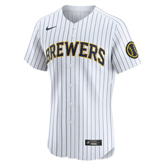 Milwaukee Brewers Nike Alternate Vapor Premier Elite Patch Jersey - MLB
