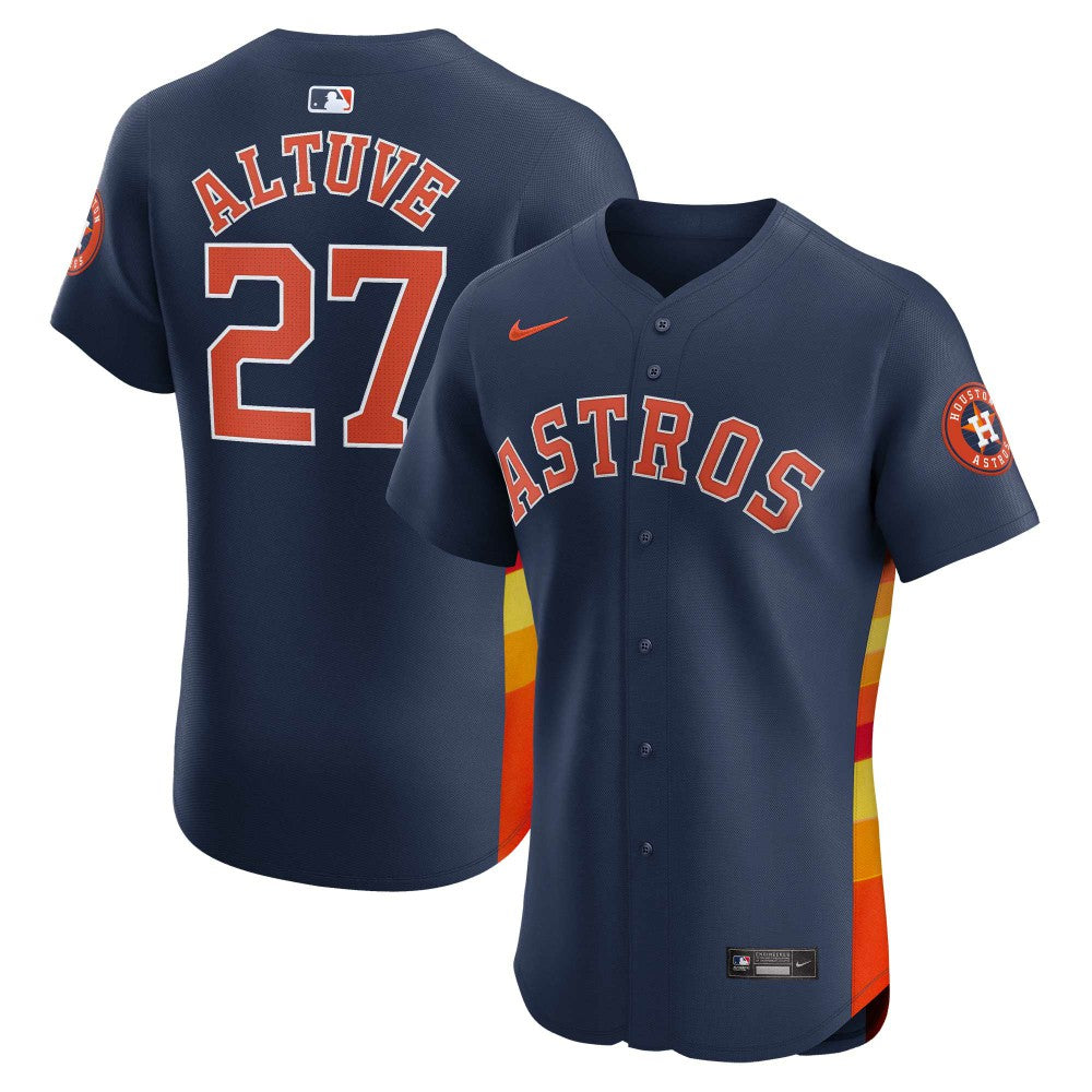 Jose Altuve Houston Astros Nike Alternate Elite Player Jersey - MLB